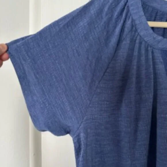 Blue Short Sleeve Top - Picture 5 of 7